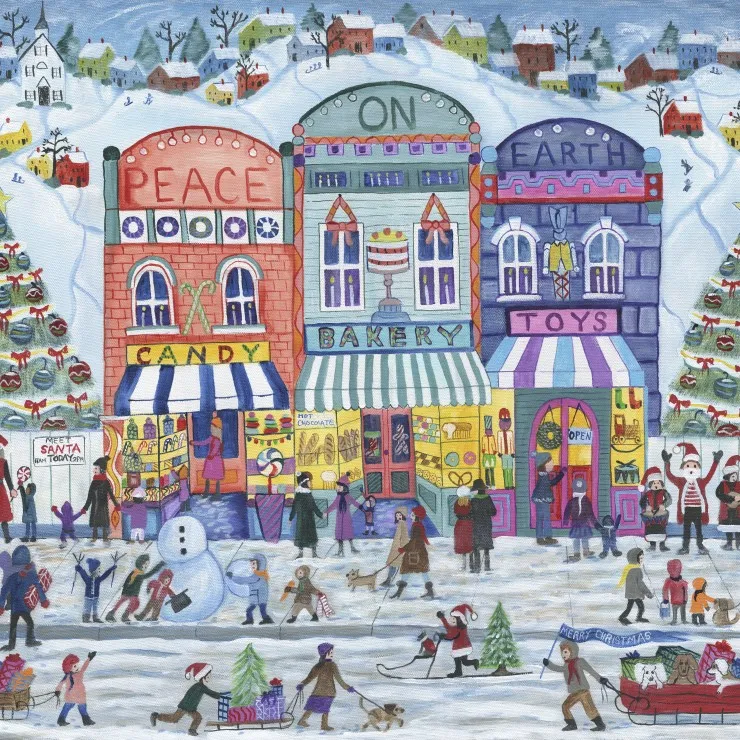Peace On Earth Christmas Village