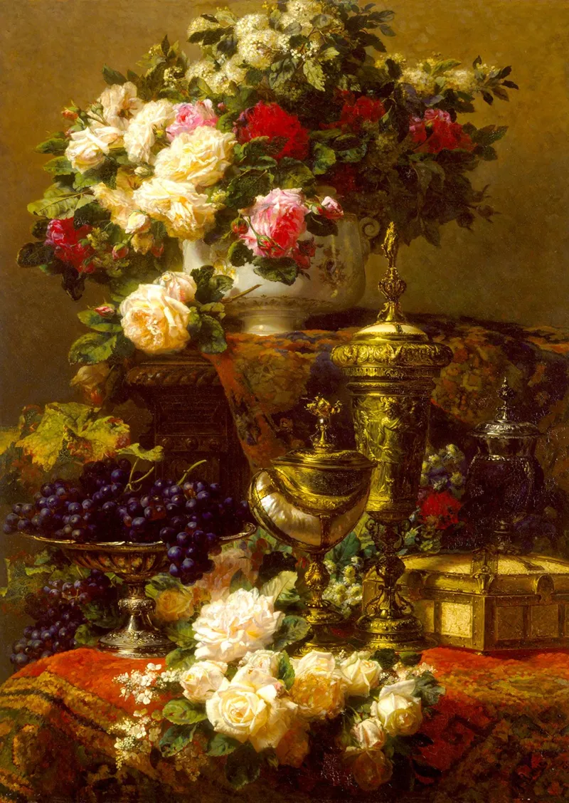 Jean-Baptiste Robie : Fleurs et Fruits