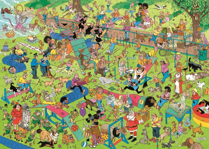 Jan van Haasteren - Dog Parkour