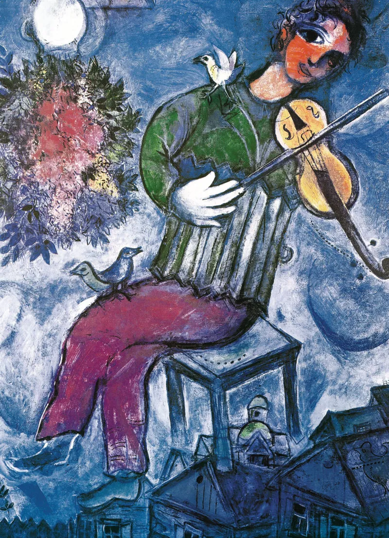 Marc Chagall - The Blue Violinist
