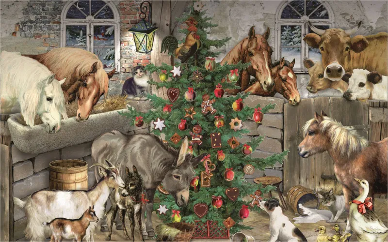 Mini Puzzle - Festive Xmas - The Barn